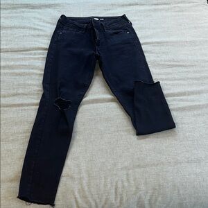 Old Navy Women's Black Cropped Jeans